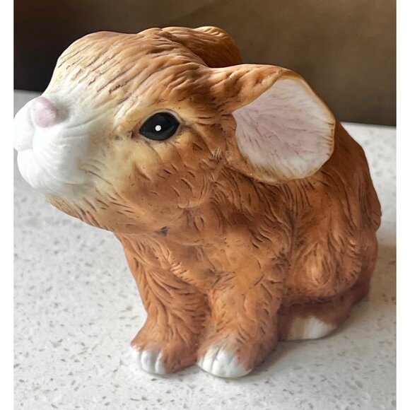 River Shore Snuggle Bunnies Ceramic Rabbit Figurine Detailed Collectible - Picture 7 of 9